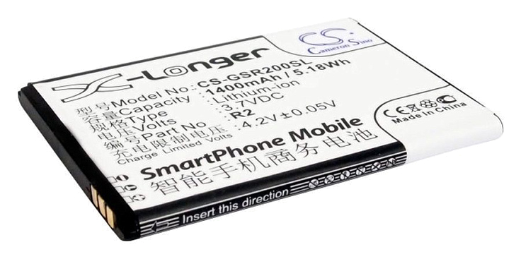 Аккумулятор CameronSino CS-GSR200SL для Gigabyte GSmart Roma R2